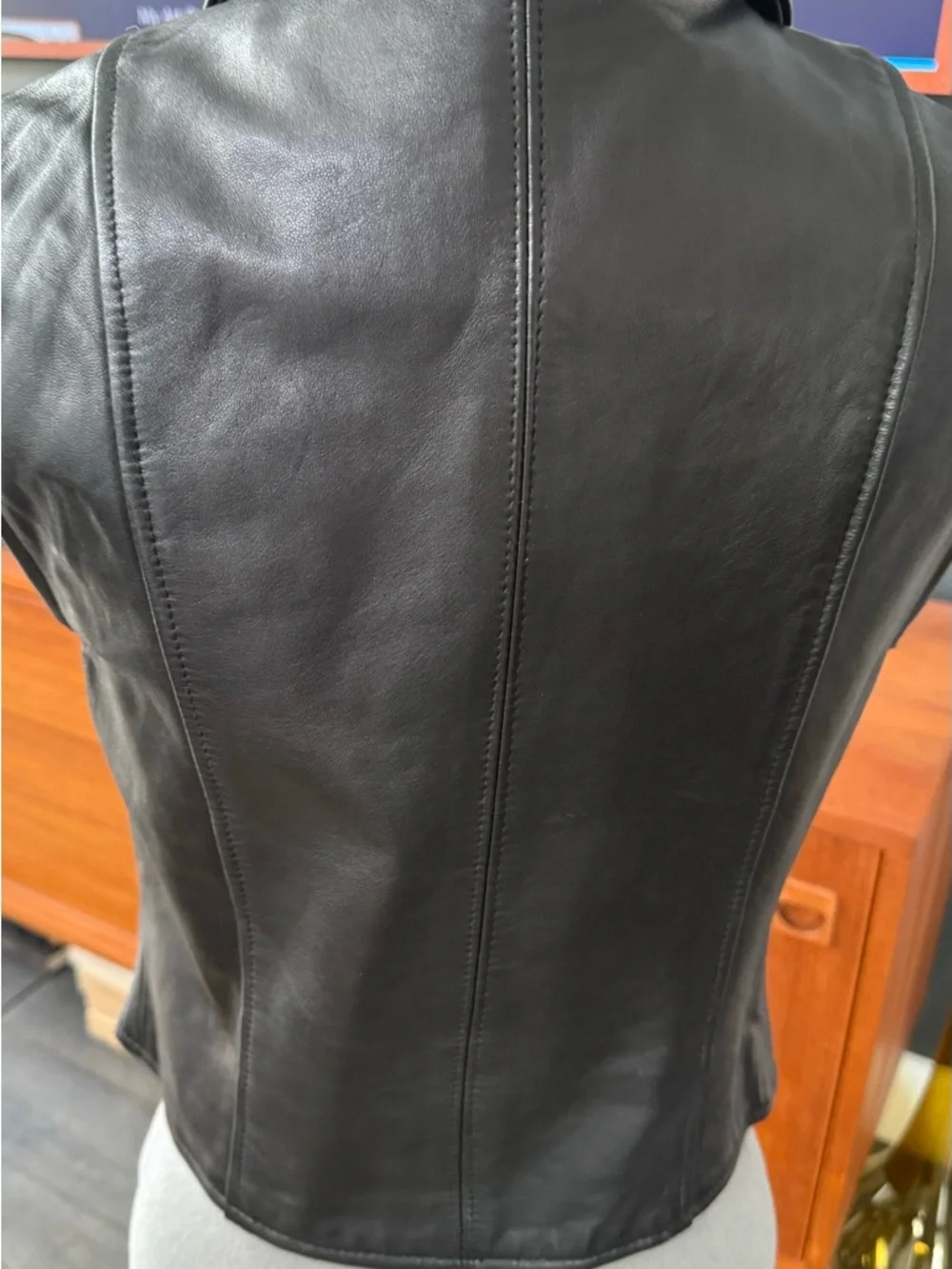 Attitude PEGABO Black Leather Jacket - P/S - Picture 6 of 6